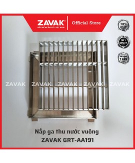 Rãnh Thoát nước vuông Inox 304 ZAVAK Grating GRT-AA191